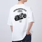 illustrator_HaLのCUSTOM MORTOR CYCLE オーバーサイズTシャツ