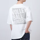unyounyounyoのVOLLEY BALL MIRUSEN(観る専)<薄灰> オーバーサイズTシャツ
