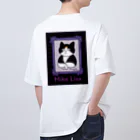 Metime Designs ☆ みぃたいむデザインのMike Lisa ☆彡みけリサ 〈カラー〉  オーバーサイズTシャツ