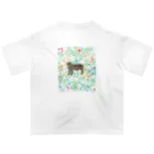 TONGARI STOREのとら。[Lush green home] Oversized T-Shirt