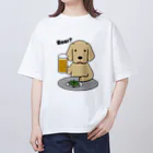 efrinmanのビールと枝豆 Oversized T-Shirt