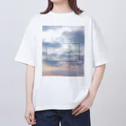 ゆにねこ惑星のପ天使の夏休みଓ夕暮れ旅行 Oversized T-Shirt