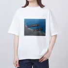 K&Kの上空からの景色(文字あり) オーバーサイズTシャツ