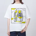 フクハラアキコの【audace × フクハラアキコ】laperirostum柄 オーバーサイズTシャツ