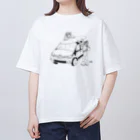 蜜蜂屋グラフィックス★の【棺ノ王子】サーファー魔族★ Oversized T-Shirt