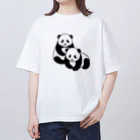 chippokeの双子パンダ Oversized T-Shirt