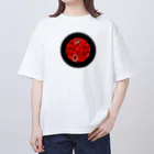 cosmicatiromの血液 パターン1 オーバーサイズTシャツ