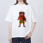 tocotoco_sanのoniさん オーバーサイズTシャツ