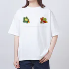 ISESTYLEのFRESH VEGETABLES オーバーサイズTシャツ