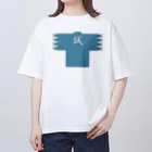 キッズモード某の浅葱色の羽織 Oversized T-Shirt