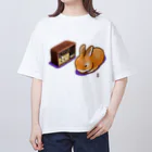 ｓの店（SUZURI店）の【卯サウンド】（うさうんど） オーバーサイズTシャツ