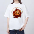 Yaya-rrのハロウィンのかぼちゃ「ジャック・オー・ランタン」 Oversized T-Shirt