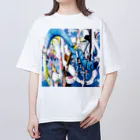 AugmentedBooksのネオ東京B Oversized T-Shirt