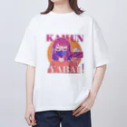 はり@カラーパレットイラストのKAHUN YABAI GIRL オーバーサイズTシャツ