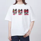 キッズモード某のねこLove Oversized T-Shirt