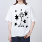 cosmicatiromの漫才マイク オーバーサイズTシャツ