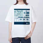 Teal Blue Coffeeの香るコーヒー オーバーサイズTシャツ