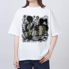 フクハラアキコの【audace × フクハラアキコ】ライブスケッチ柄A Oversized T-Shirt