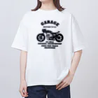 キッズモード某の武骨なバイクデザイン Oversized T-Shirt