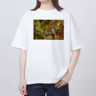 emiemieのオオルリ（学名入り） オーバーサイズTシャツ