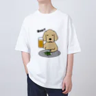 efrinmanのビールと枝豆 オーバーサイズTシャツ