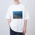 K&Kの上空からの景色(文字あり) オーバーサイズTシャツ