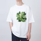 Wonder Bird Forestの藤の葉陰 Oversized T-Shirt