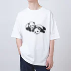 chippokeの双子パンダ Oversized T-Shirt