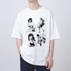 シンイラストのhumans オーバーサイズTシャツ