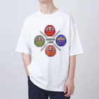 DARUMA_LANDのイロイロDaruma Oversized T-Shirt