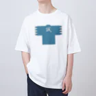 キッズモード某の浅葱色の羽織 Oversized T-Shirt