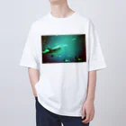 CROSS PROCESS（クロスプロセス）のaquarium_blue  オーバーサイズTシャツ