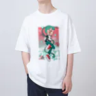 おおつきあやの辰年ガール Oversized T-Shirt