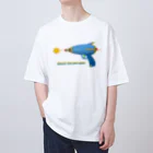 Teal Blue CoffeeのShoot the ray gun! Oversized T-Shirt