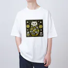 可愛い動物マトリョーシカの猫のマトリョーシカ（レモン） Oversized T-Shirt