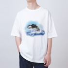 akane_art（茜音工房）のいきものイラスト（シャチ） Oversized T-Shirt