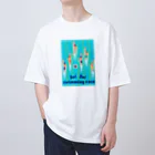 キッズモード某のスイスイスイミングレース♪ Oversized T-Shirt