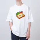 Wonder Bird Forestのピクセル・目玉焼きトースト Oversized T-Shirt