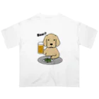 efrinmanのビールと枝豆 オーバーサイズTシャツ
