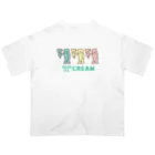 ari designのカラフルアイスクリーム Oversized T-Shirt