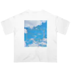 ゆにねこ惑星のପ天使の夏休みଓ青空旅行 Oversized T-Shirt