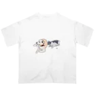 R!KAの犬と猫 Oversized T-Shirt