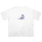 WISP.の虚無ネコ オーバーサイズTシャツ