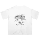 Too fool campers Shop!のSHIZENnoMORI01(黒文字) Oversized T-Shirt