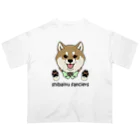 豆つぶのshiba-inu fanciers(赤柴) オーバーサイズTシャツ