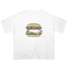 ぴすぴすのアザラシバーガー オーバーサイズTシャツ