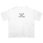 TBSラジオ「真空ジェシカのラジオ父ちゃん」グッズの目の錯覚_オーバーサイズTシャツ（ホワイト） Oversized T-Shirt