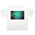 CROSS PROCESS（クロスプロセス）のaquarium_blue  オーバーサイズTシャツ