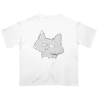 ピンクうさぎと。のめがねネコ オーバーサイズTシャツ