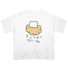 grandeviolaDESIGNのテッシュクリーム オーバーサイズTシャツ